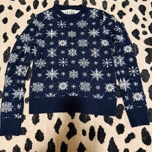 Kiel James Patrick Women's Snowflake Crewneck Sweater M